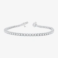 5 CT. T.W. Natural White Diamond 10K or 14K Yellow Gold 7.25 Inch Tennis Bracelet