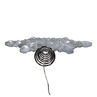 Kurt Adler 13in Led Glittered Snowflake Christmas Tree Topper