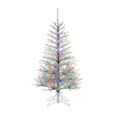 Kurt Adler Led Glistening 4 1/2 Foot Pre-Lit Pine Christmas Tree