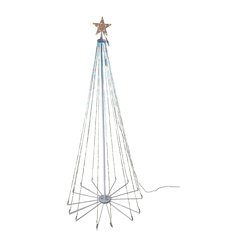 Kurt Adler Rgb Led 6 Foot Pre-Lit Collapsible Christmas Tree
