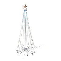 Kurt Adler Rgb Led 6 Foot Pre-Lit Collapsible Christmas Tree