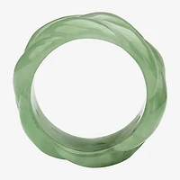 Womens 11M Genuine Green Jade Band