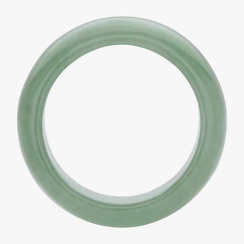 Womens 11M Genuine Green Jade Band