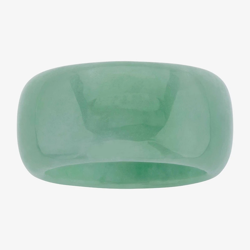 Womens 11M Genuine Green Jade Band