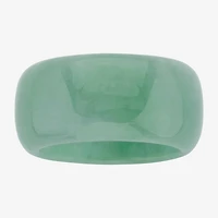 Womens 11M Genuine Green Jade Band