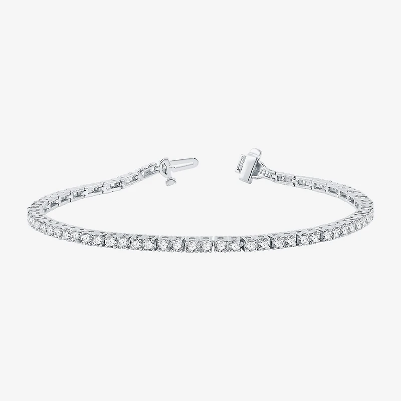 CT. T.W. Natural White Diamond 10K or 14K Yellow Gold 7.25 Inch Tennis Bracelet