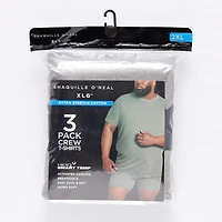 Shaquille O'Neal XLG™ Activated Cooling Mens 3 Pack Short Sleeve Crew Neck T-Shirt Big