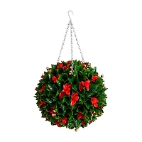 Nearly Natural 15in Red Tip Artificial Plant
