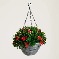 Nearly Natural 24" Pre-Lit Red Tip Artificial Plant