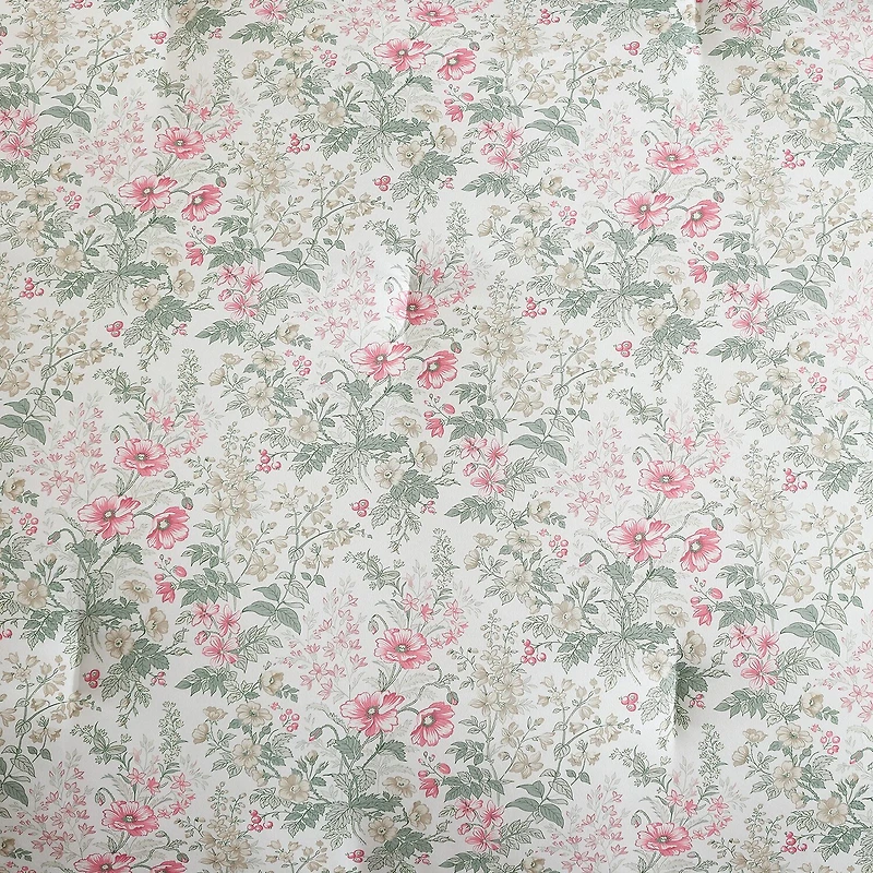 Laura Ashley Arden Floral Easy Care Complete Bedding Set with Sheets