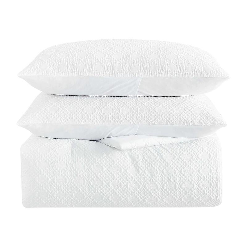 Wrangler Sedogeometric Embossed Midweight Easy Care Comforter Set