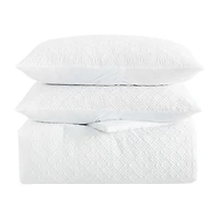 Wrangler Sedogeometric Embossed Midweight Easy Care Comforter Set