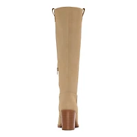 Mia Girl Womens Hadley Stacked Heel Dress Boots