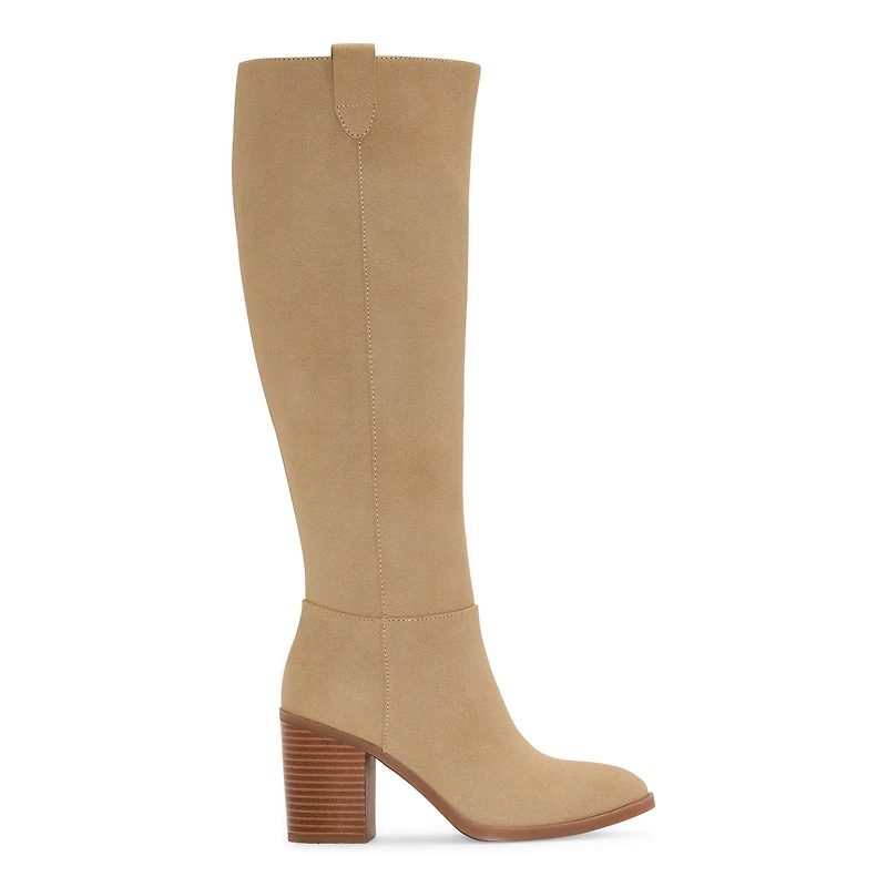 Mia Girl Womens Hadley Stacked Heel Dress Boots