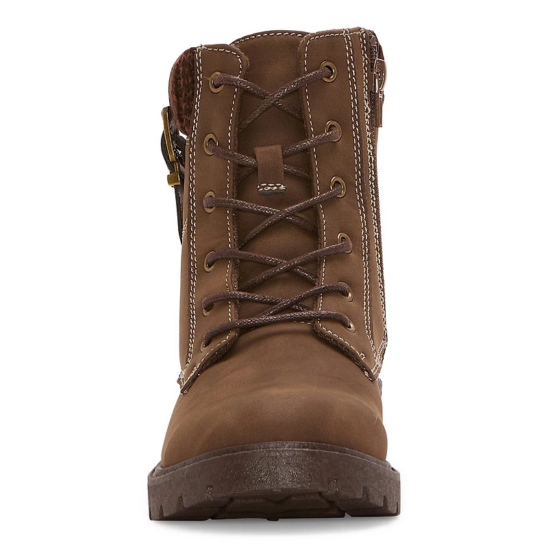 Pop Womens Vega Block Heel Booties