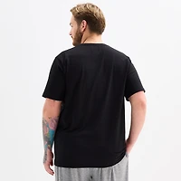 Shaquille O'Neal XLG™ Mens Crew Neck Short Sleeve Big and Tall Pajama Top