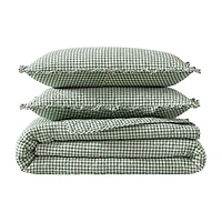 Laura Ashley Gracies Gingham Easy Care Quilt Set