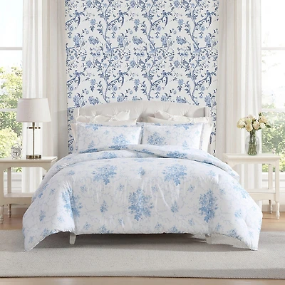 Laura Ashley Sophia Easy Care Duvet Cover Set