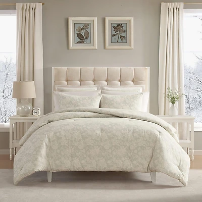 Laura Ashley Meredith Midweight Easy Care Comforter Set