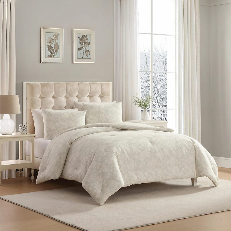 Laura Ashley Meredith Midweight Easy Care Comforter Set