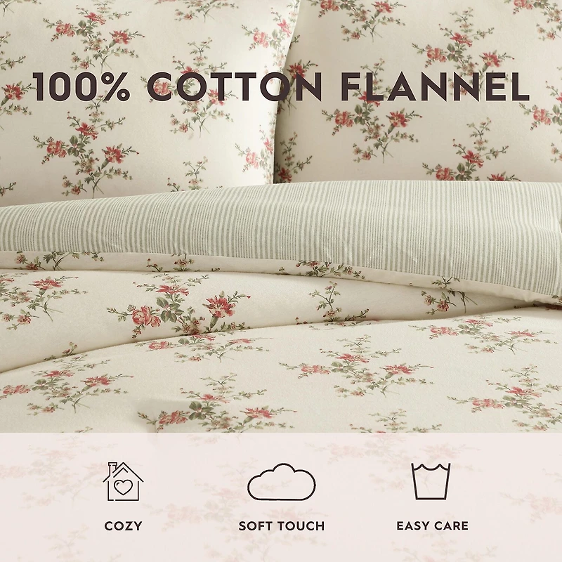 Laura Ashley Jessika Midweight Easy Care Comforter Set