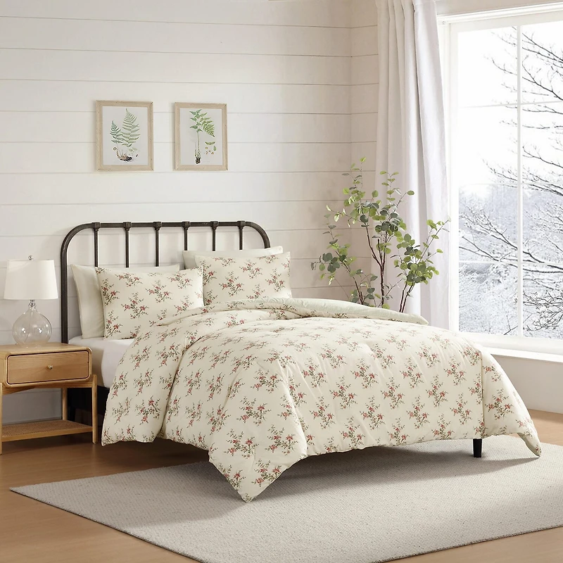 Laura Ashley Jessika Midweight Easy Care Comforter Set