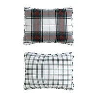 Eddie Bauer Holiday Plaid Easy Care Quilt Set