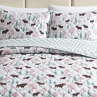Eddie Bauer Mountain Moose Easy Care Quilt Set