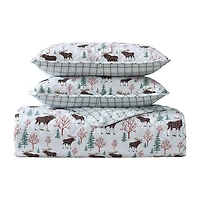 Eddie Bauer Mountain Moose Easy Care Quilt Set
