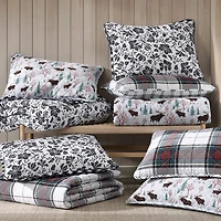 Eddie Bauer Woodblock Floral Easy Care Quilt Set