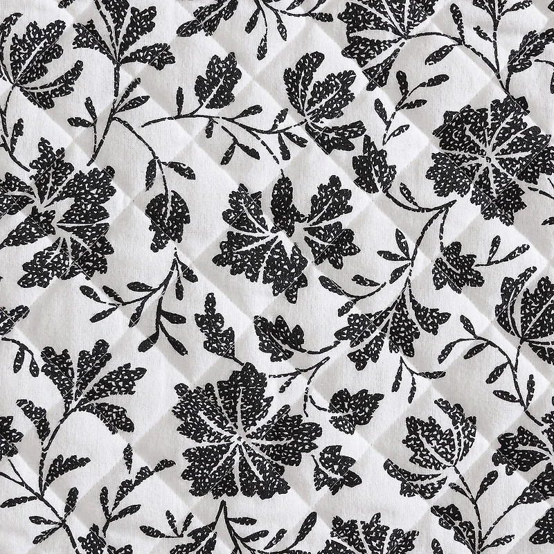 Eddie Bauer Woodblock Floral Easy Care Quilt Set