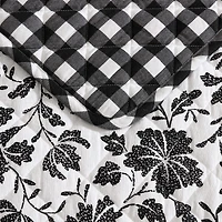 Eddie Bauer Woodblock Floral Easy Care Quilt Set