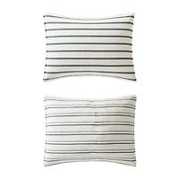 Eddie Bauer Cooper Stripe Easy Care Duvet Cover Set