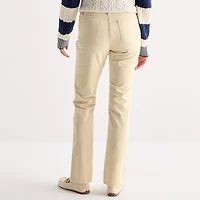 St. John's Bay Womens Mid Rise Straight Corduroy Pant
