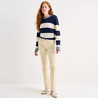 St. John's Bay Womens Mid Rise Straight Corduroy Pant