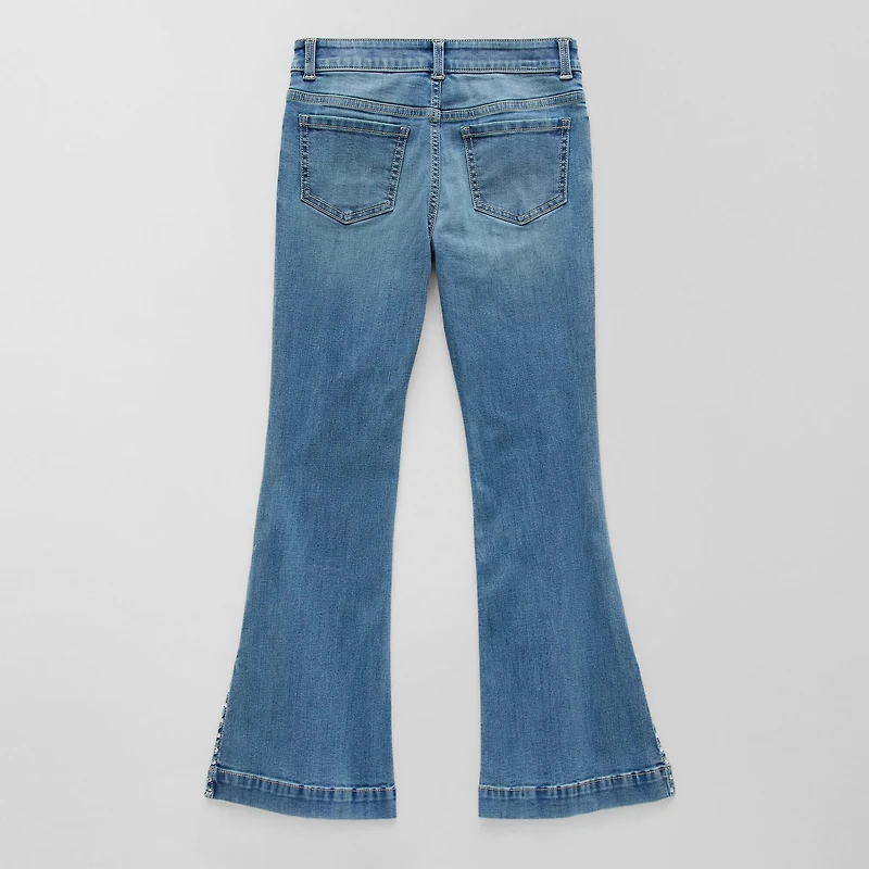 Thereabouts Little & Big Kid Girls Adaptive Flare Leg Jean