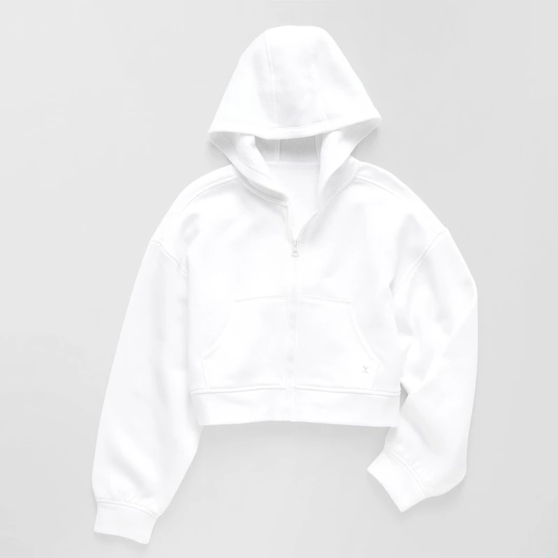 Xersion Little & Big Kid Girls Long Sleeve Fleece Zipper Active Hoodie
