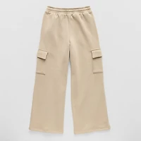 Xersion Little & Big Kid Boys Mid Rise Straight Active Fleece Cargo Pant