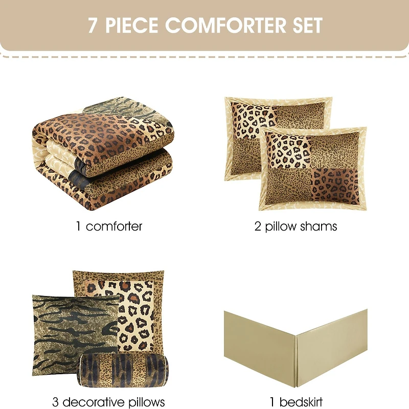 Stratford Park Saffa 7-pc. Complete Bedding Set