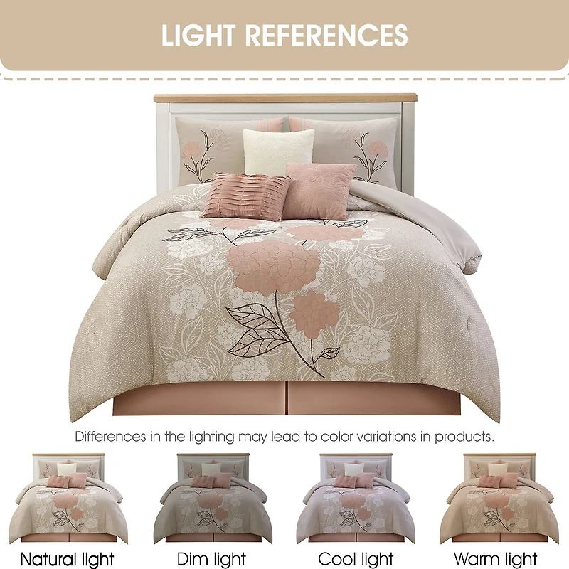 Stratford Park Alma 7pc Midweight Comforter Set