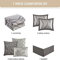 Stratford Park Quinn 7-pc Midweight Complete Bedding Set