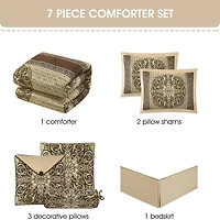 Stratford Park Austin 7pc Midweight Comforter Set
