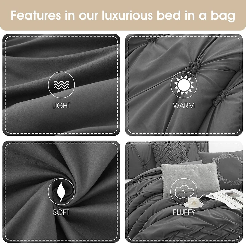 Stratford Park Alder 7pc Midweight Comforter Set