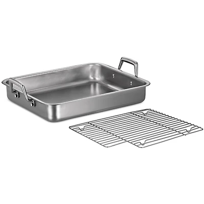 Tramontina® Gourmet 15" Stainless Steel Roasting Pan