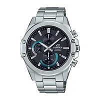 Casio Edifice Mens Silver Tone Stainless Steel Bracelet Watch Efrs567d-1av