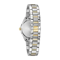 Bulova Sutton Womens Two Tone Stainless Steel Bracelet Watch 98p184