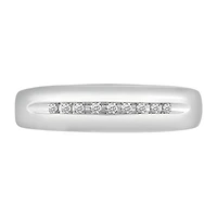 Mens 1/10 CT. T.W. Natural Diamond 10K Gold Band