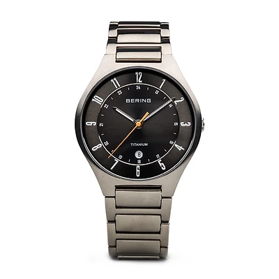 Bering Mens Titanium Silver Bracelet Watch-11739-772