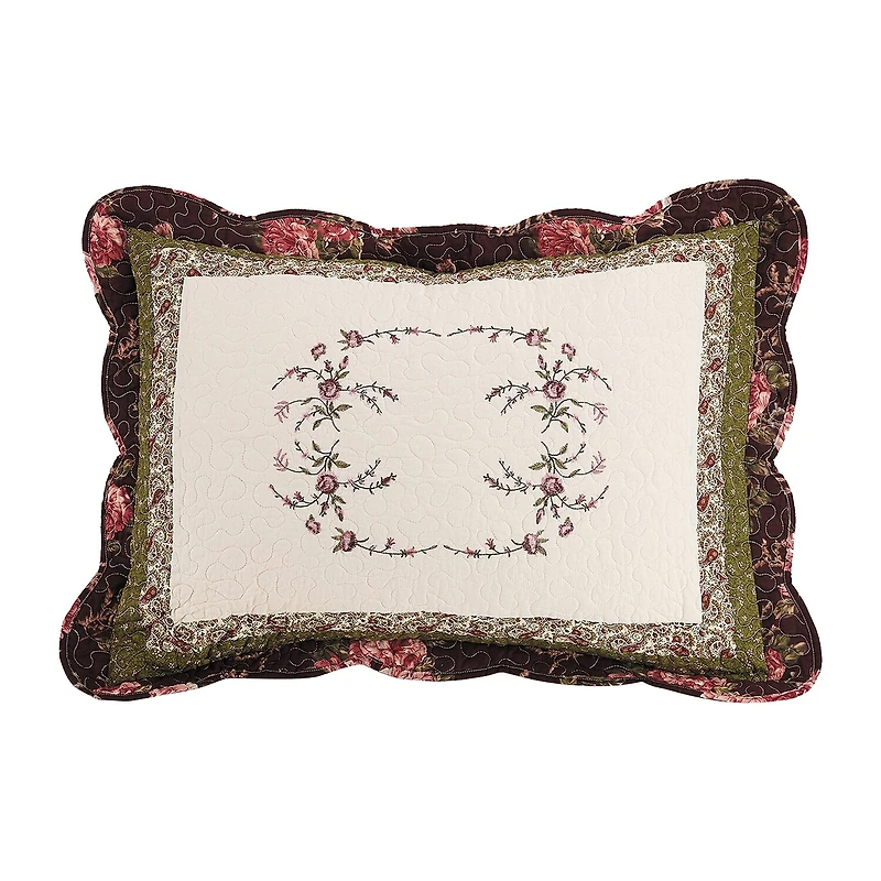 Modern Heirloom Brooke 3-pc. Embroidered Quilt Set