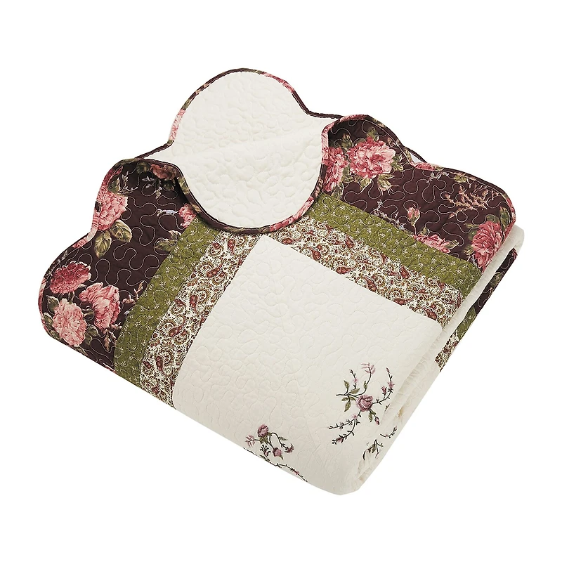 Modern Heirloom Brooke 3-pc. Embroidered Quilt Set